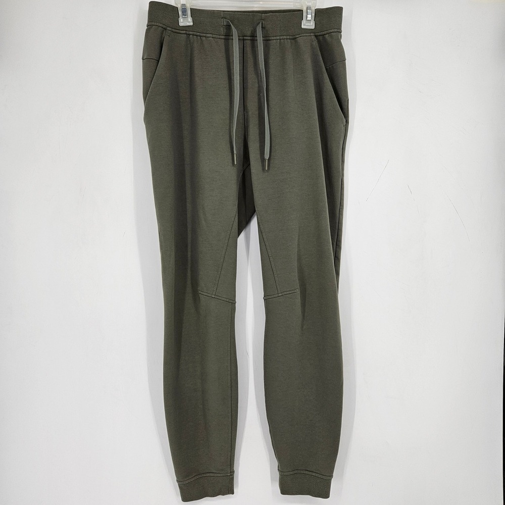 Lululemon Jogger Mens‎ Large City Sweat Green Stretch Performance Athleisure